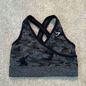 Gymshark camo sports bra